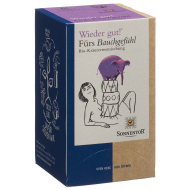Sonnentor Gut Feeling Tea BIO Btl 18 pezzi