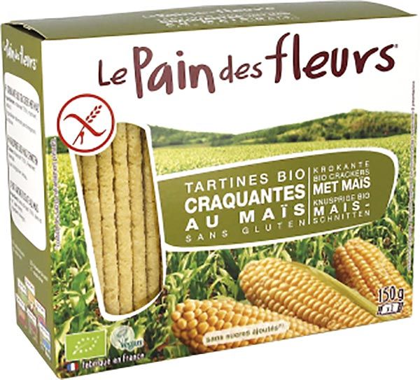 BLUMENBROT mais croccante tagliato bio glut fr 150g