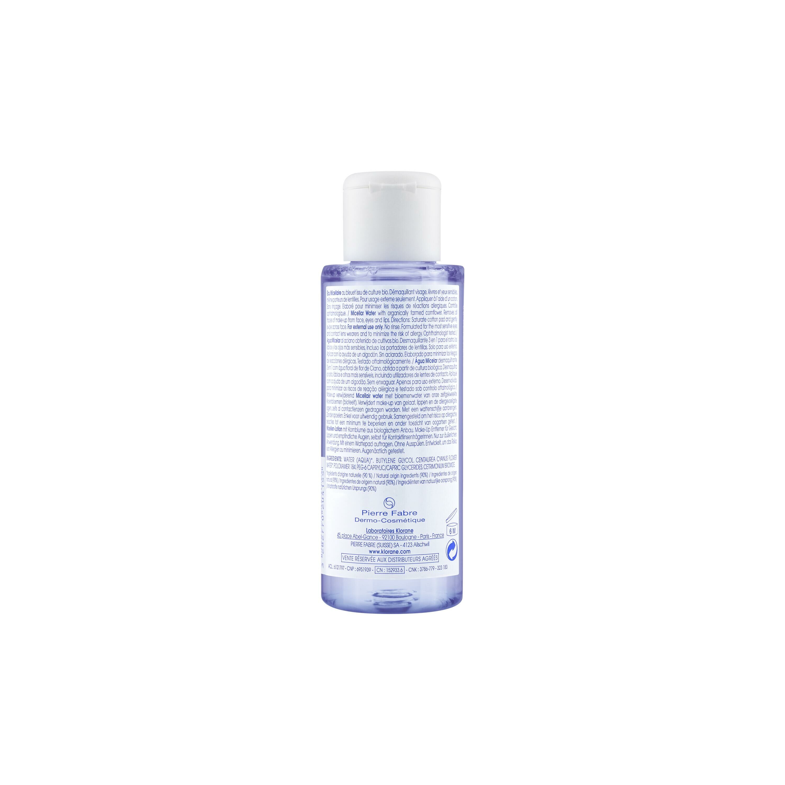 Klorane Bleuet Mizellen-Lotion Gesicht & Auge 100ml