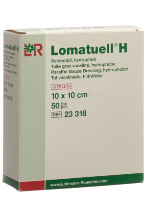 Lomatuell H tulle per pomate 10x10cm sterile 50 pezzi