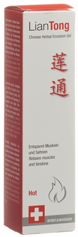 LianTong Gel emulsione alle erbe cinesi riscaldante 75ml
