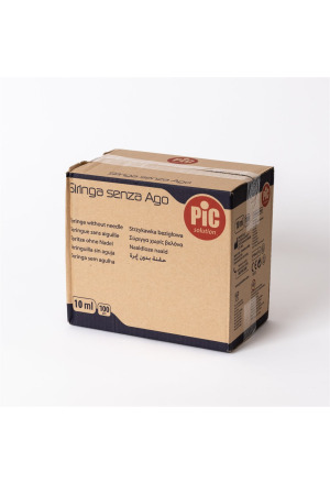 PIC SOLUTION Siringa monouso 10ml Luer cent 100 pezzi