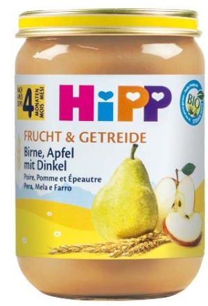 HIPP Bio Pera in Mela con vasetto di Farro 190g