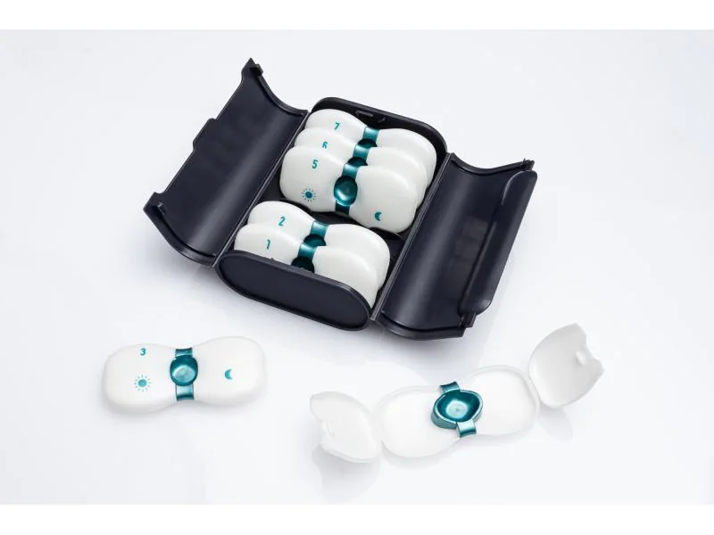 PILBOX Moov distributore di farmaci 7 giorni D/F antracite