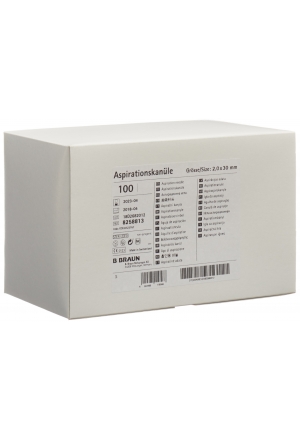 B. BRAUN cannula di aspirazione senza filtro st 100 pezzi