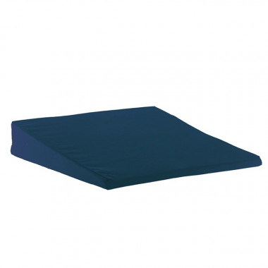 Cuscino a cuneo Sundo 370x370x70/20mm blu sfoderabile