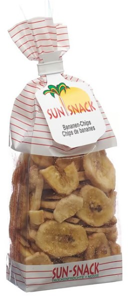 Sun Snack Banana Chips Btl 120g