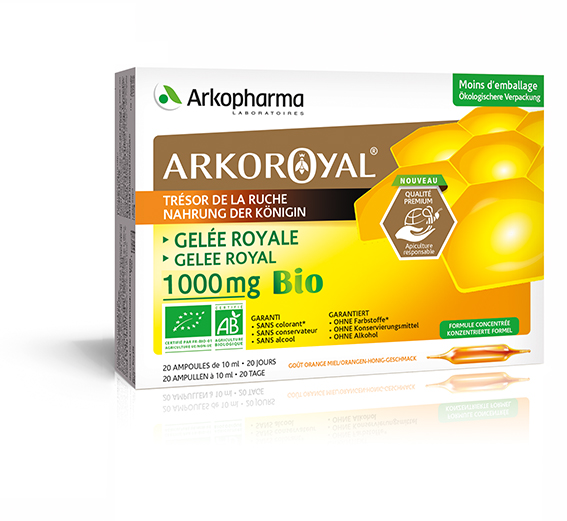 Arkoroyal® Pappa Reale 1000mg Bio Fiala da bere 20 pezzi