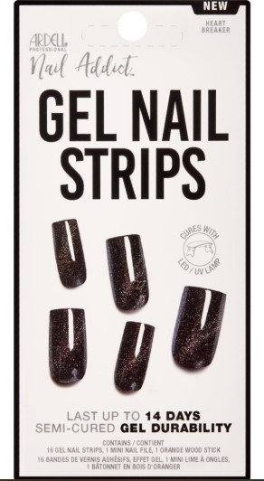 ARDELL Nail Addict Gel Strips Heart Breaker 16 pezzi