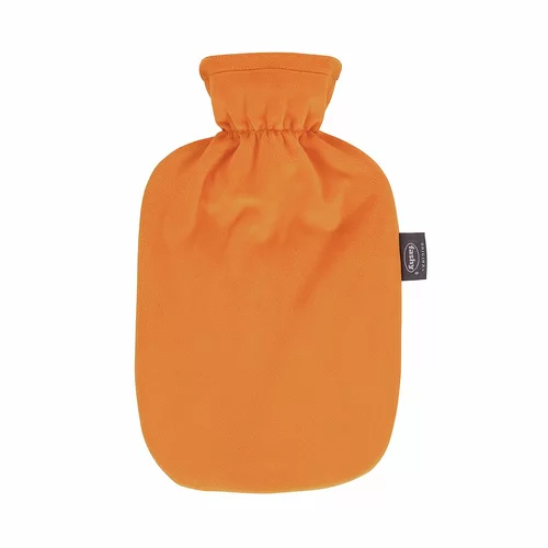 Borsa dell'acqua calda FASHY 2l in pile arancione
