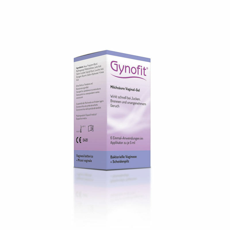 Gynofit Gel all'acido lattico Gel vaginale 6 x 5 ml 