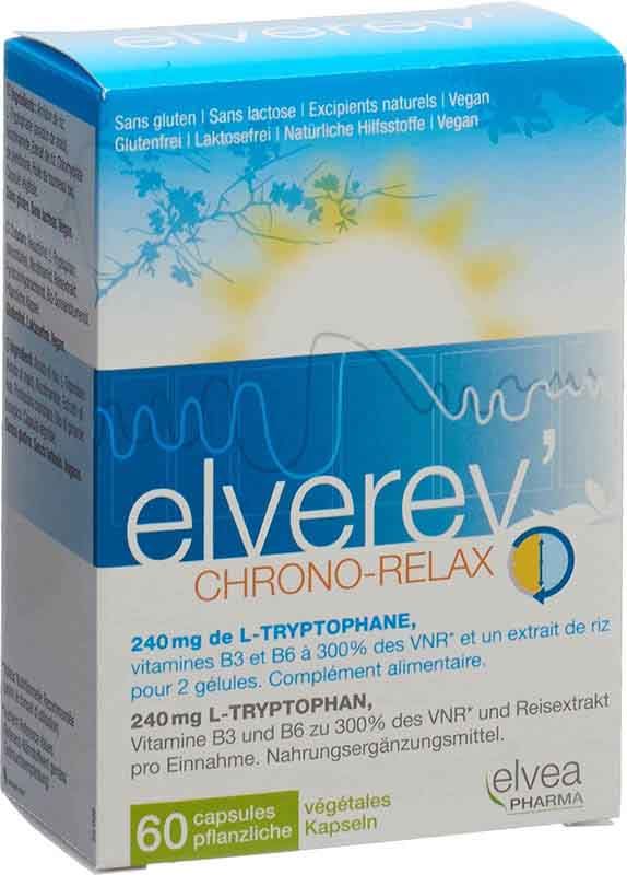 Elverev' Chrono-Relax L-Triptofano Capsule 60 Capsule