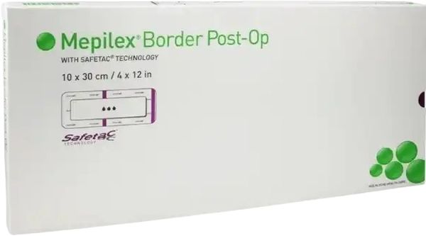 Mepilex Border Post OP 10x30cm (neu) 10 Stück
