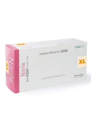 cosaLine UHS XL Nitrile Eco bianco polveref 200 pezzi