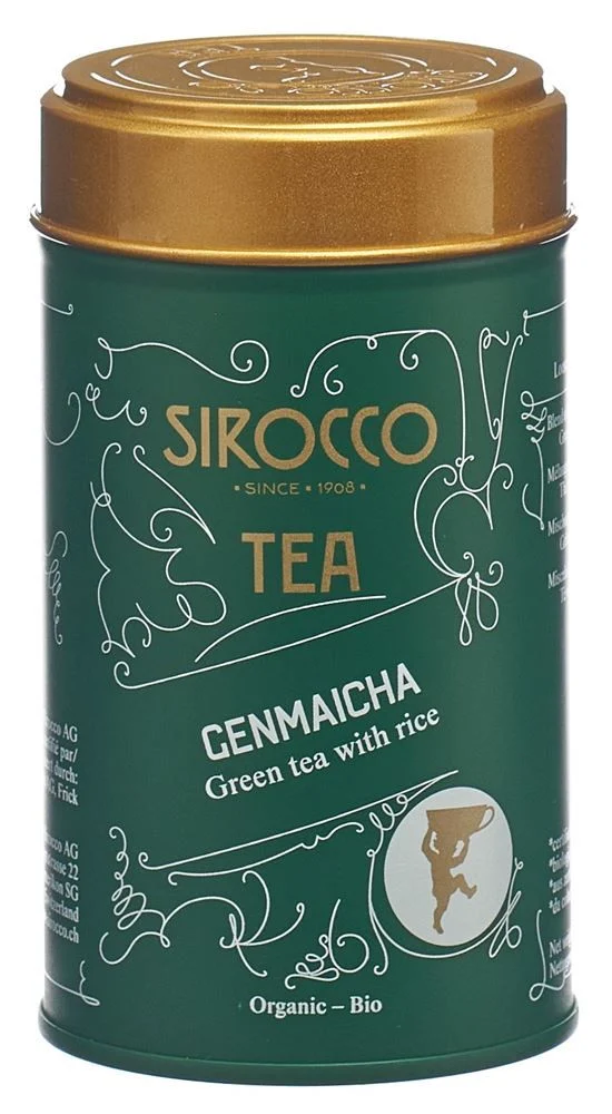 Lattina di tè Sirocco Medium Genmaicha Ds 120g