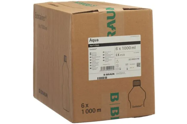 Aqua Dest Braun soluzione di risciacquo 6 Ecotainer 1000ml