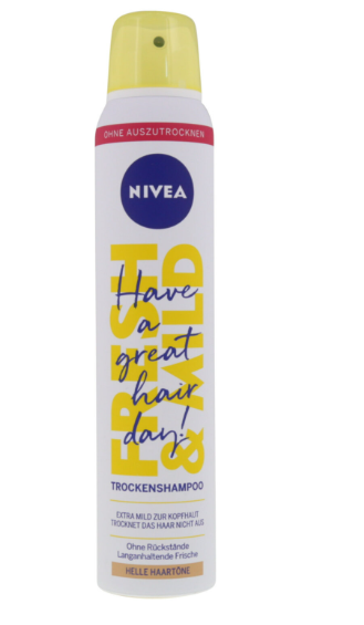 NIVEA Fresh&Mild Shampoo secco olii per capelli leggeri 200ml