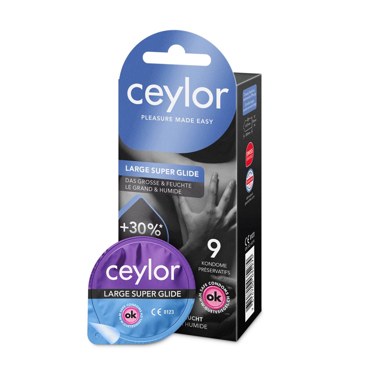 preservativo ceylor® Large Super Glide 9 pezzi