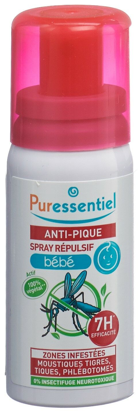 PURESSENTIEL Spray per bambini repellente antistitichezza 60ml