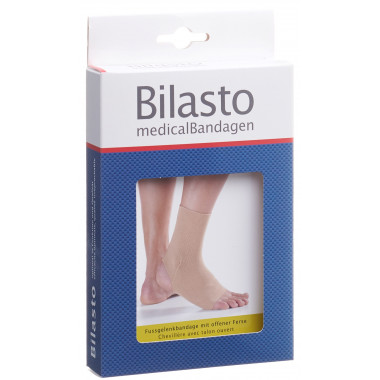Bilasto supporto caviglia S tallone aperto beige
