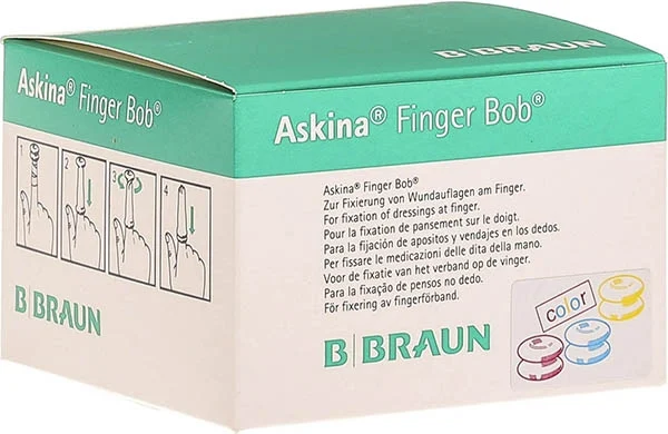 ASKINA Finger Bob 180 mm colorato 72 pezzi