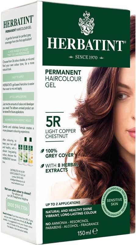HERBATINT Gel Colorante per Capelli 5R Castano Rame Chiaro 150ml