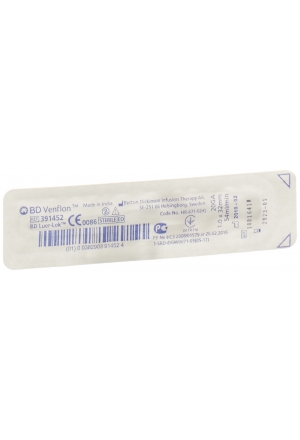 BD Venflon catetere venoso indwelling con valvola di iniezione 20G 1,0x32 mm Luer-Lok rosa
