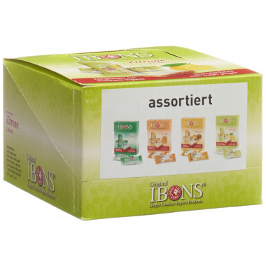 IBONS Caramelle allo zenzero da esposizione miste 12x60g