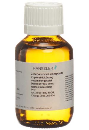 Hänseler Solutio zinco cuprica compositum Dalibour PhH 100ml