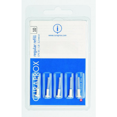 Curaprox CPS 10 Spazzolino interdentale regolare bianco 5 pezzi