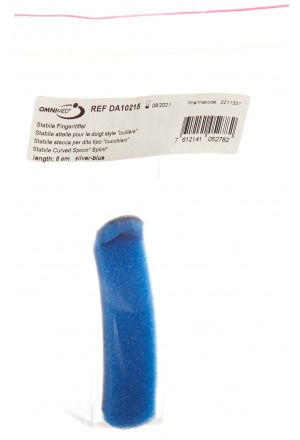 Cucchiaio da dito OMNIMED DALCO 8cm argento blu