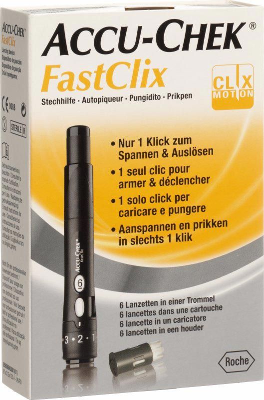 Kit Accu-Chek FastClix+6 lancette