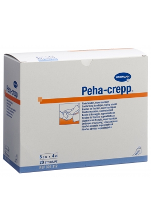 Peha Crepp benda in crêpe 4mx8cm bianco 20 pezzi