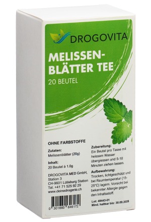 Drogovita Tè alla Melissa Btl 20 pezzi