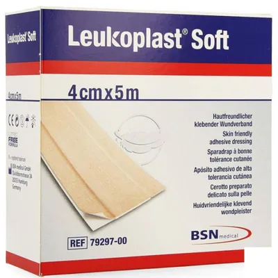 Leukoplast morbido bianco 4cmx5m rotolo in confezione grande