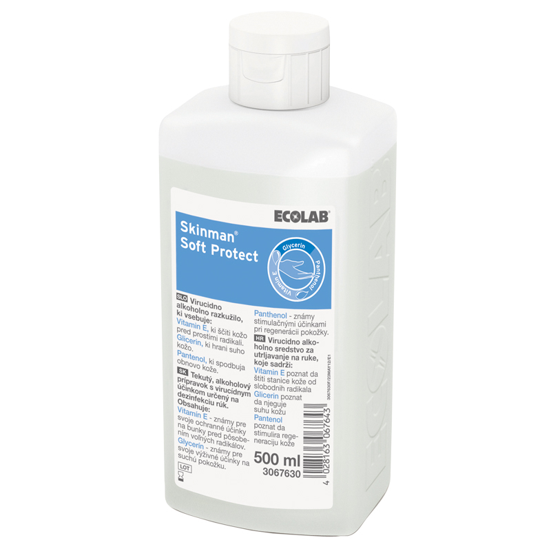 Skinman™ Soft Protect disinfettante virucida per mani a base di alcool 500ml