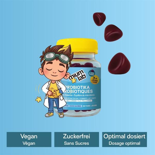 MiumLab Bambini Gomme Probiotiche 30 pezzi
