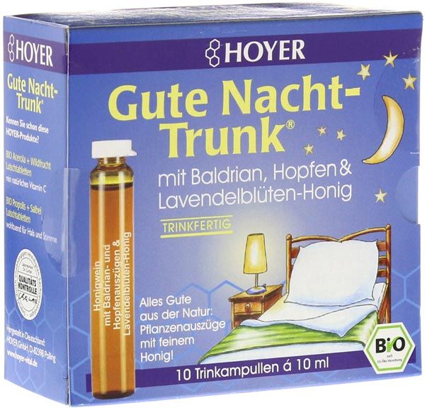 HOYER Bevanda della Buona Notte 10 fiale 10ml