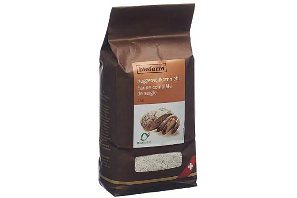 BIOFARM Farina integrale di segale Bud Btl 1kg