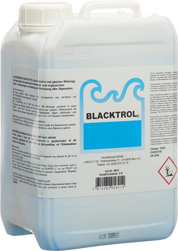BLACKTROL Attivatore/Protezione dalle alghe liquido 3lt