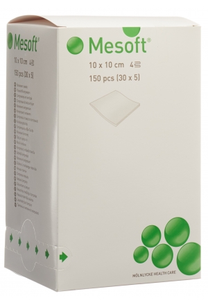Mesoft NW compresse in tessuto non tessuto 10x10cm sterili 30 Btl 5 pezzi
