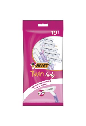 Rasoio BIC Twin Lady a 2 lame assortito 10 pezzi