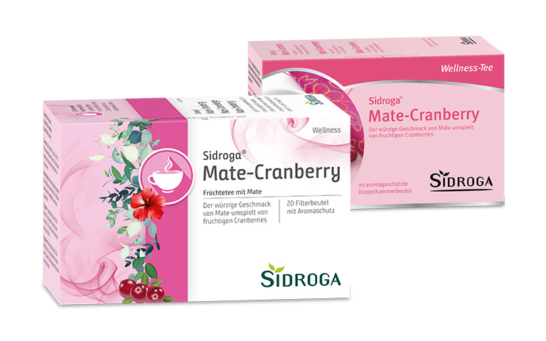 SIDROGA Mate-Mirtillo rosso 20 pezzi