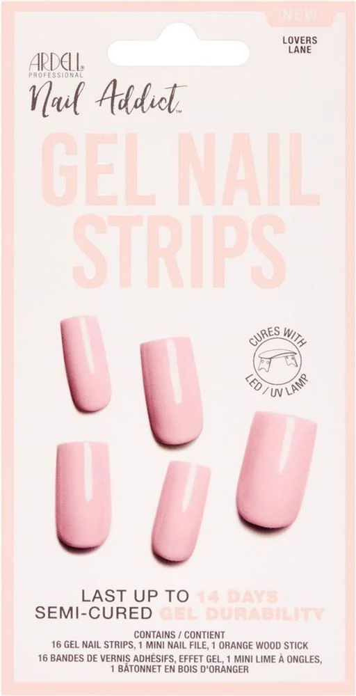 ARDELL Nail Addict Gel Strips Lovers Lane 16 pezzi