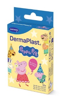 DermaPlast® Kids 3 misure Peppa Pig 12 pezzi