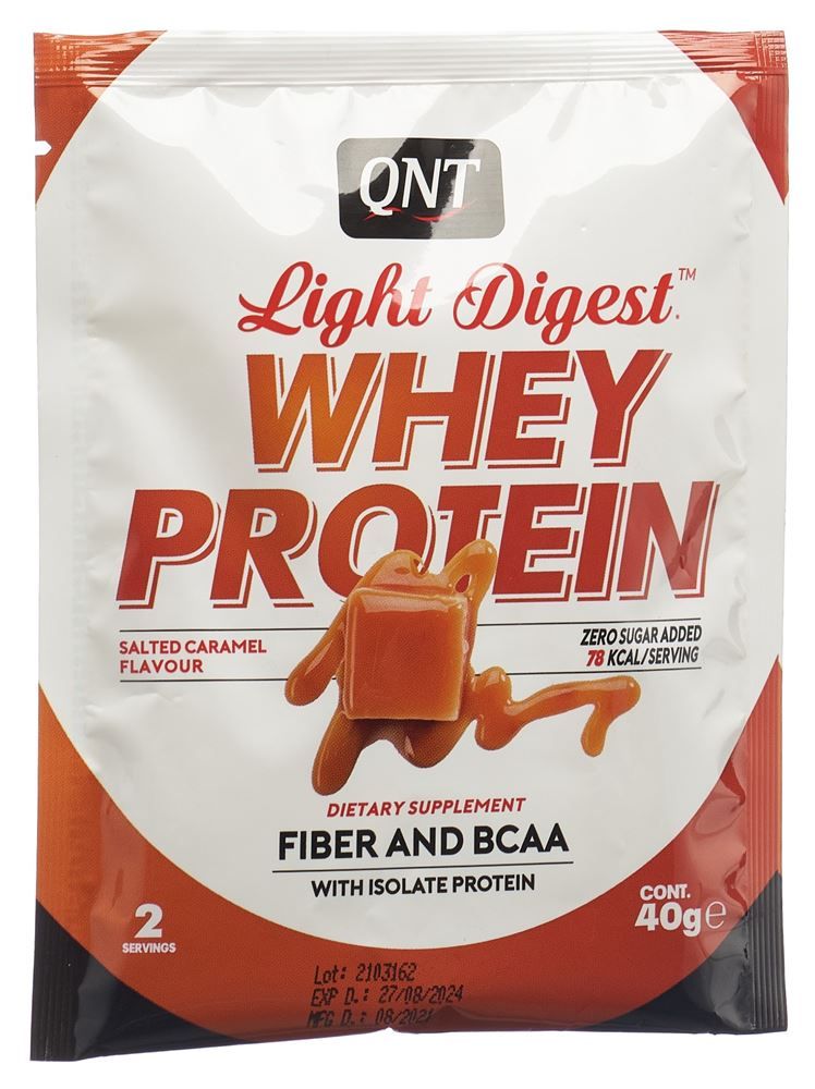 QNT Proteine del siero del latte Light Digest Caramello Salato 40g