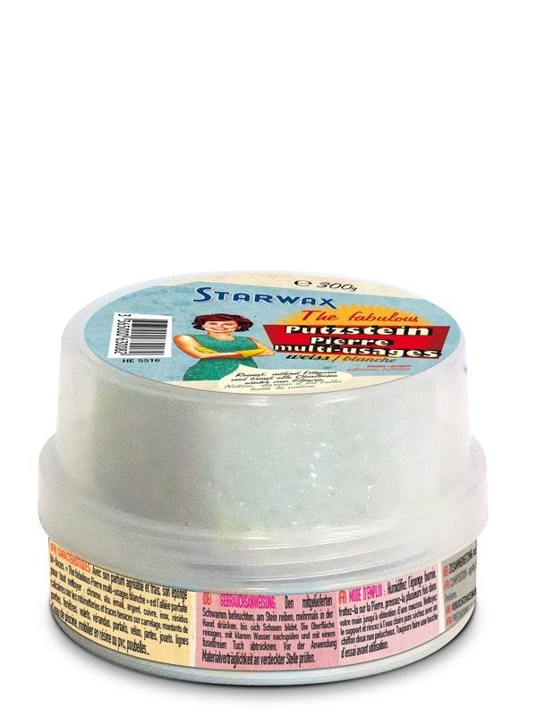 Starwax la favolosa pietra per la pulizia bianca tedesca/francese 300g