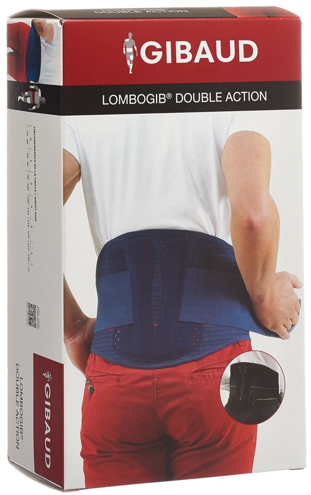GIBAUD Lombogib Double Act 26cm Gr3 100-110cm blu