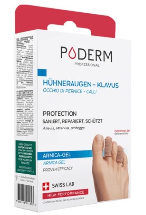 Poderm PROF protezione per le dita dei piedi S Klavus/Hühnerau 2 pezzi
