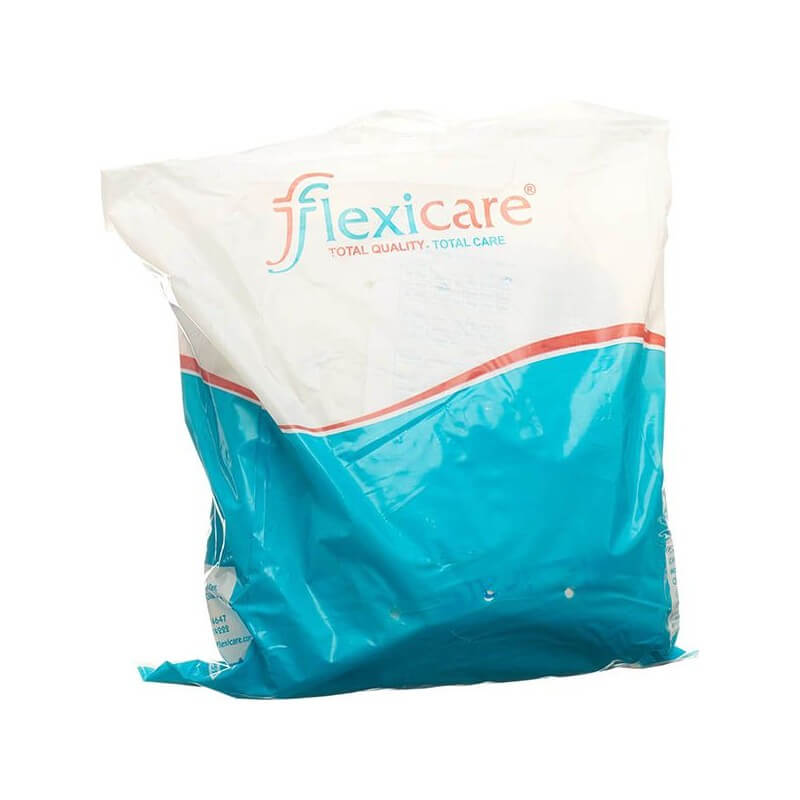 Flexicare sacca per urina 2l 100cm valvola di scarico e ritorno non sterile 10 pezzi